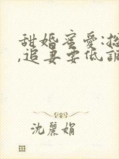 甜婚蜜爱:总裁,追妻要低调