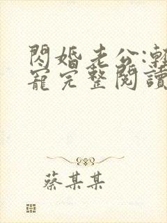 闪婚老公:轻点宠完整阅读