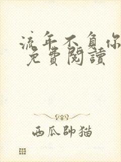 流年不负你情深 免费阅读