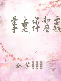 爱上你却要我放手是什么歌