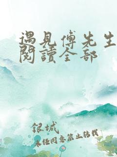 遇见傅先生免费阅读全部