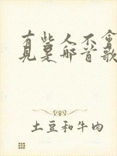 有些人不会再遇见是哪首歌的歌词