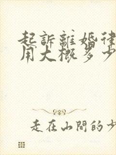 起诉离婚律师费用大概多少钱