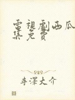 电视剧西瓜网全集免费