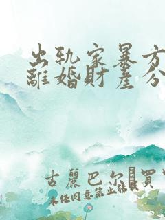 出轨家暴方起诉离婚财产分割