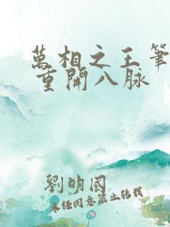 万相之王笔趣阁 重开八脉