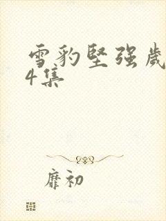 雪豹坚强岁月24集