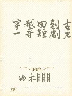 穿越回到古代当一哥短剧免费观看