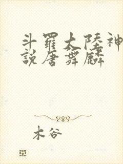 斗罗大陆神界传说唐舞麟