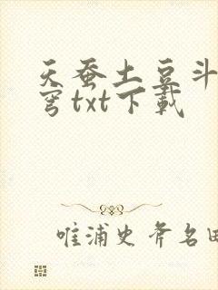 天蚕土豆斗破苍穹txt下载