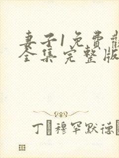 妻子1免费观看全集完整版