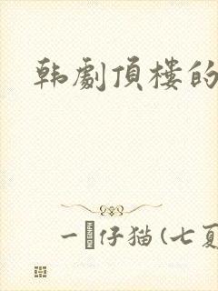 韩剧顶楼的大象