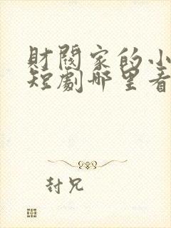 财阀家的小儿子短剧哪里看完整版