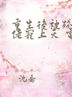 重生后被残疾大佬宠上天 电子书下载txt