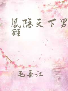 凤隐天下男主是谁