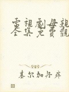 电视剧母亲母亲全集免费观看