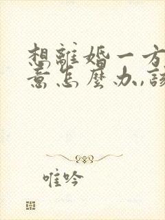 想离婚一方不同意怎么办,该怎么起诉离婚