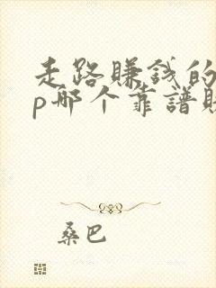 走路赚钱的app哪个靠谱赚钱还快