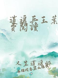 逍遥兵王叶辰免费阅读