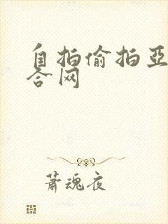 自拍偷拍亚洲综合网