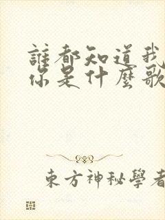 谁都知道我在等你是什么歌