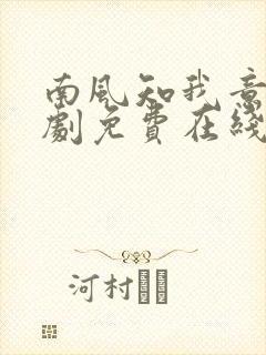 南风知我意电视剧免费在线观看