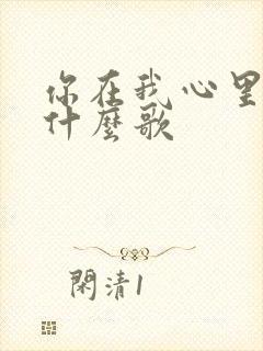 你在我心里面是什么歌