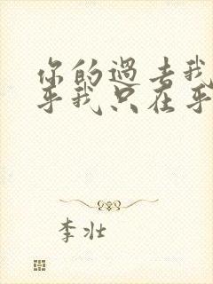 你的过去我不在乎我只在乎现在的你