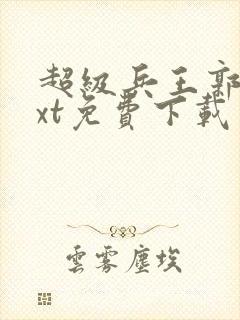 超级兵王郭璞txt免费下载