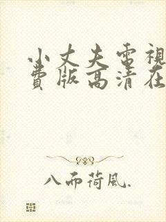 小丈夫电视剧免费版高清在线观看