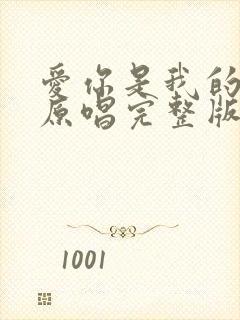 爱你是我的选择原唱完整版