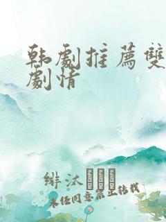 韩剧推荐双男主剧情