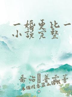 一婚更比一婚高小说完整