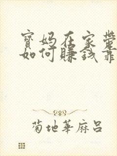 宝妈在家带孩子如何赚钱靠谱