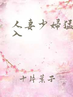 人妻少妇猛烈进入