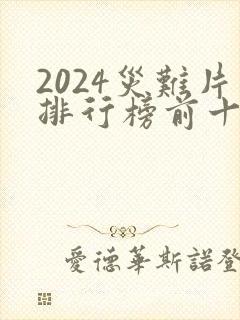 2024灾难片排行榜前十名电影