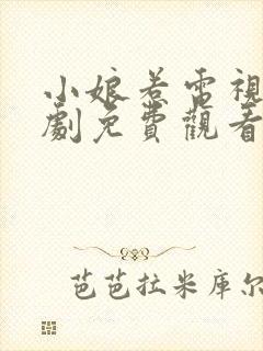 小娘惹电视连续剧免费观看