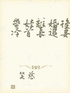 带娃离婚后,清冷首长追妻火葬场