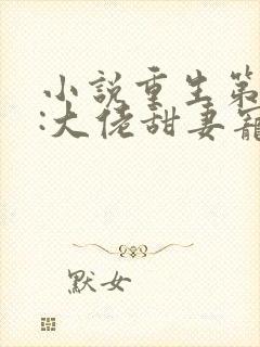 小说重生第一宠:大佬甜妻宠上天