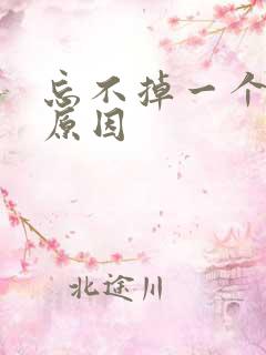 忘不掉一个人的原因