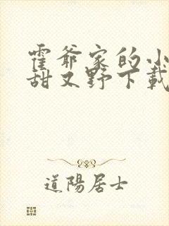 霍爷家的小祖宗甜又野下载txt