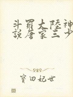 斗罗大陆神界传说唐家三少