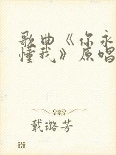 歌曲《你永远不懂我》原唱