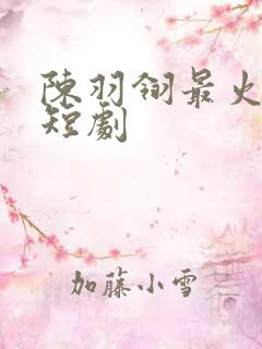 陈羽翎最火十部短剧