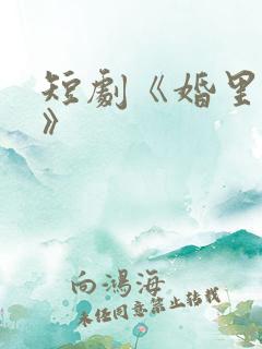 短剧《婚里婚外》