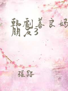 韩剧善良妈妈的朋友3