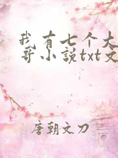 我有七个大佬哥哥小说txt文本下载