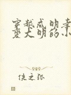 穿越成明孝宗改变大明的小说