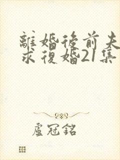 离婚后前夫哭着求复婚21集在线观看