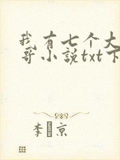 我有七个大佬哥哥小说txt下载